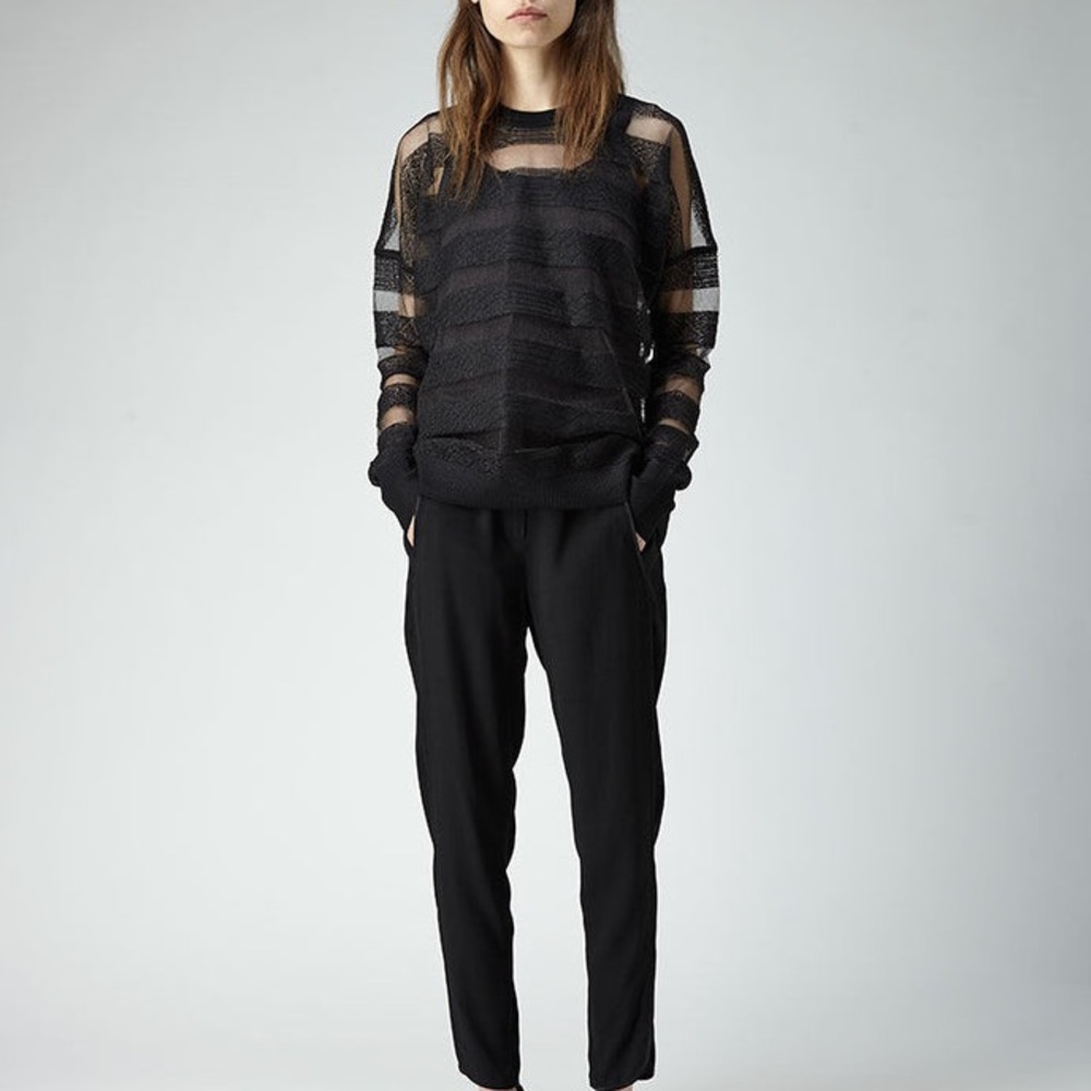 Alexander Wang Snakeskin Stripe Pullover S